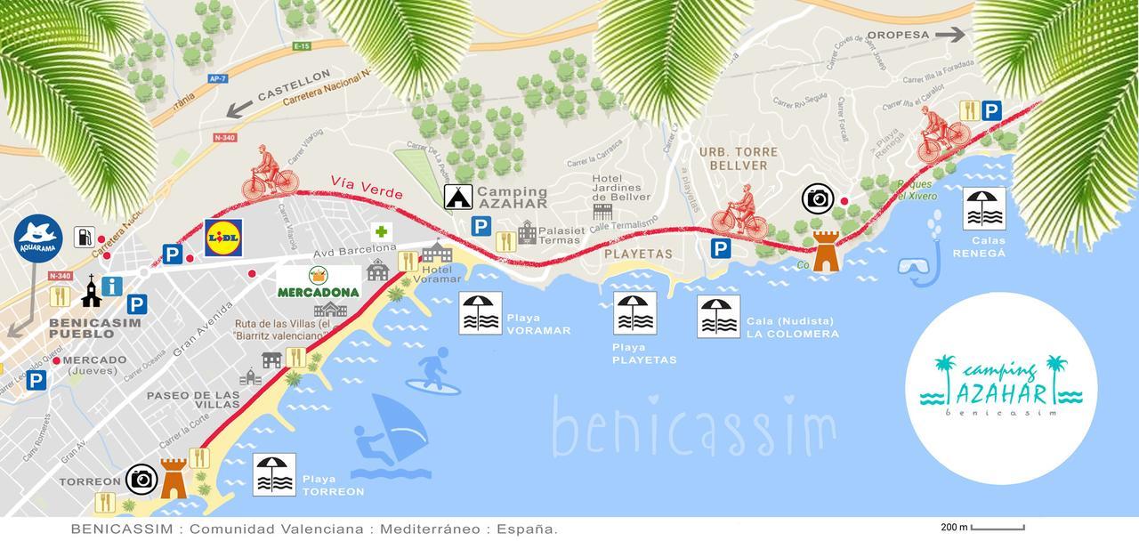 Camping Azahar Benicàssim Exterior foto